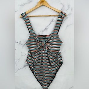 Wild Fable Rainbow Stripe Bodysuit